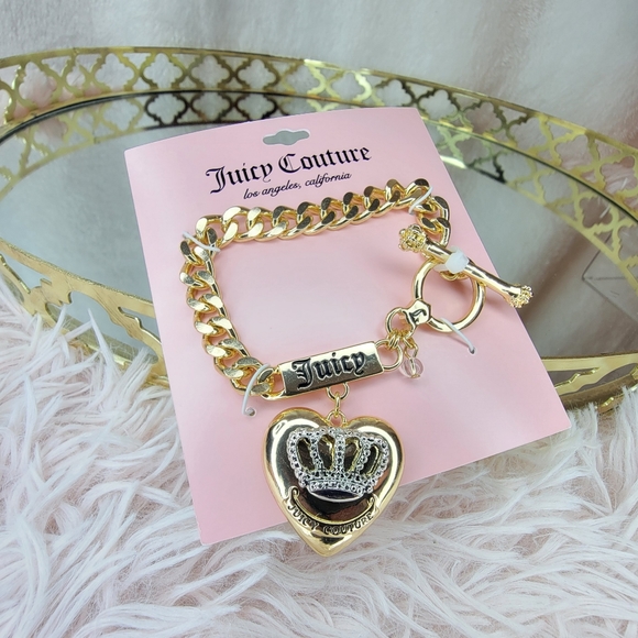 Juicy Couture Jewelry - Juicy Couture Heart Charm Bracelet